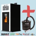 Пелетна камина BURNiT Ambient Swan White