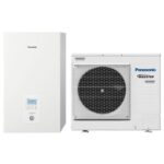 Термопомпа Panasonic Aquarea WH-SDC09H3E5-1/WH-UD09HE5-1, 9 kW, отопление, охлаждане и БГВ