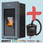 Пелетнa каминa BURNiT Trend Сив