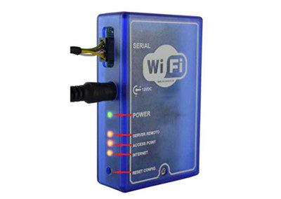 Опция при сухите пелетни камини модел CAYENNE 12C е закупуването допълнително на Wi-Fi Box