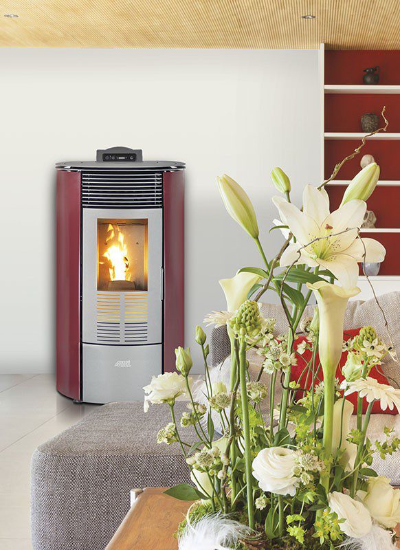 Пелетна камина ARTEL REDONDA BASIC M10 G