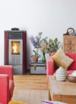 Пелетна камина ARTEL REDONDA BASIC S8 A