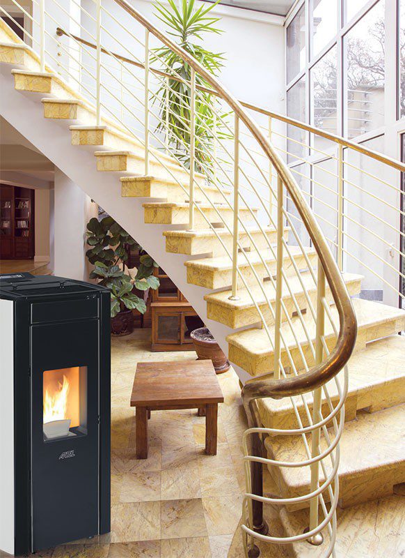 Суха пелетна камина 98ELITE-Mod6